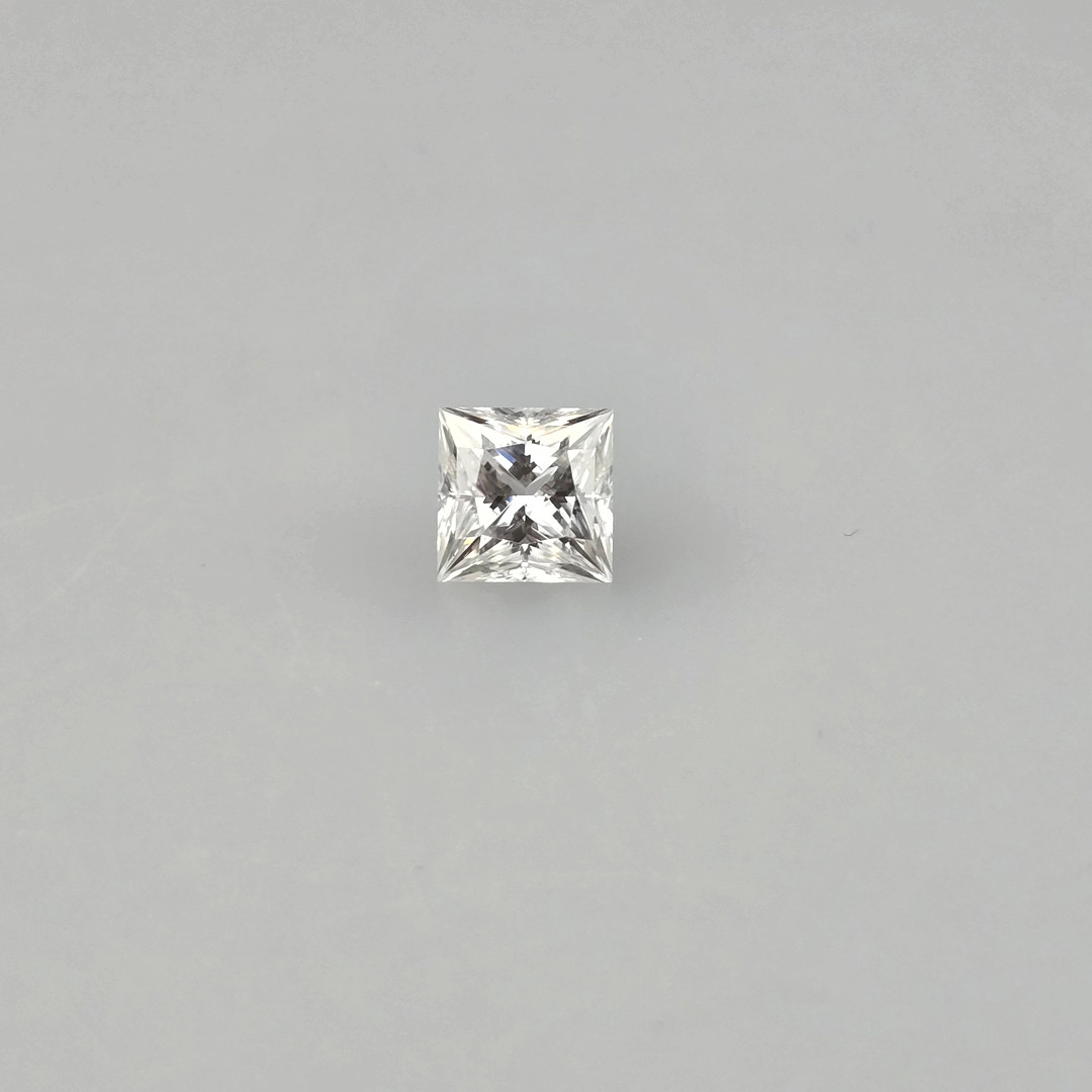 Moissanit, Princess cut, 2,0 Carat, Farbe: D.