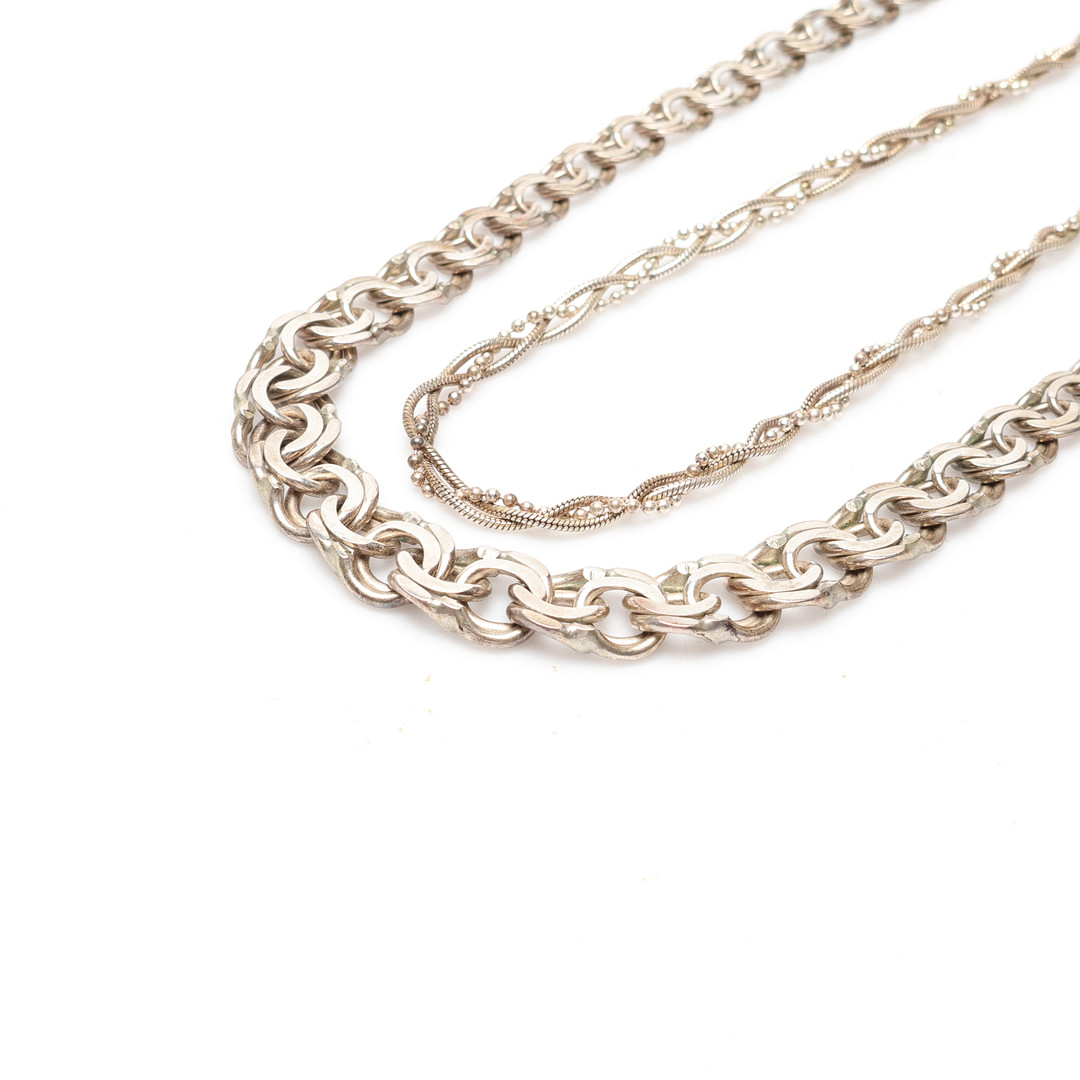 COLLIER, 2st, silver, vikt ca 45gram.