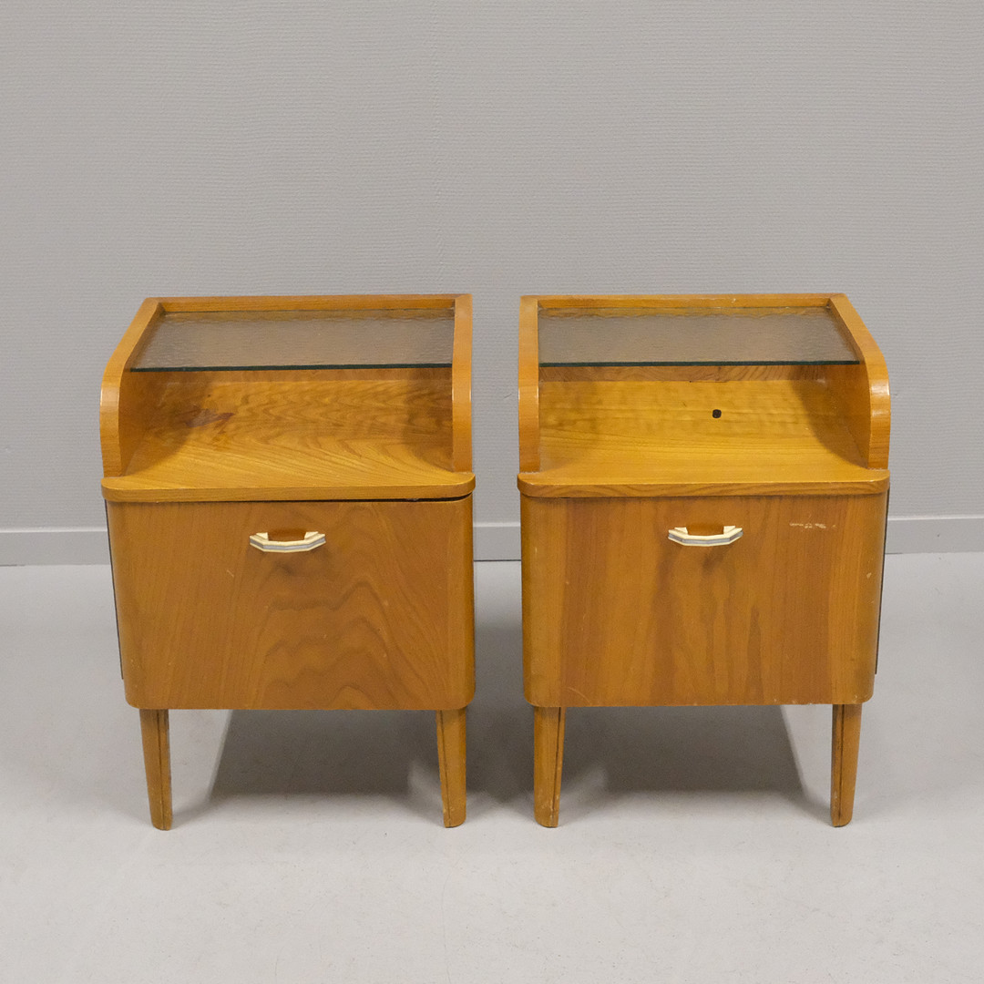SÄNGBORD, ETT PAR, 1950-TAL.