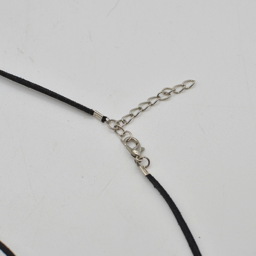 VETRO DI MURANO, COLLIER MIT MURANO GLAS ANHÄNGER, HANDGEMACHT, RECHTECKIG, GLÄNZEND, ITALIEN, SPÄTES 20. JAHRHUNDERT.