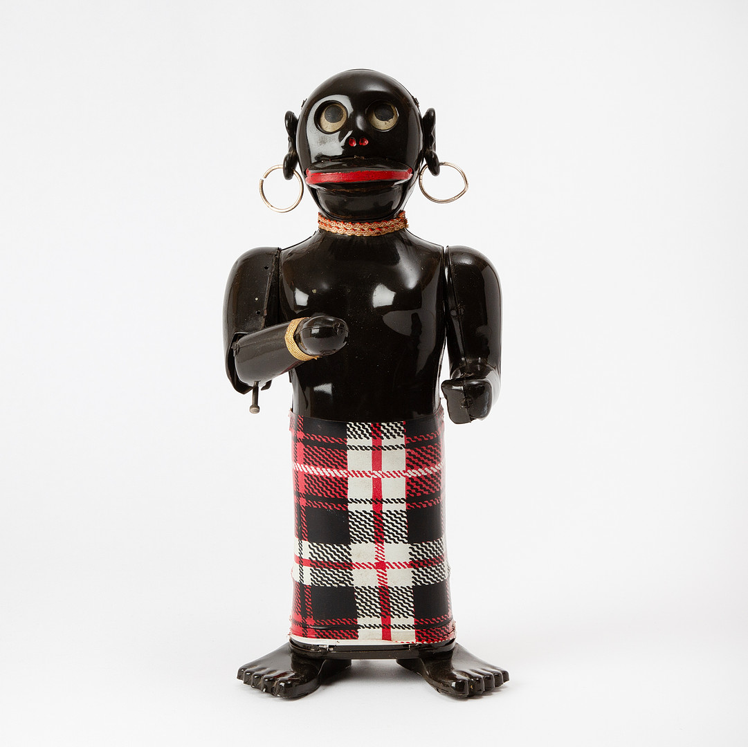 LINEMAR. "Nutty Nibs", plåtleksak, Japan, 1950-tal.