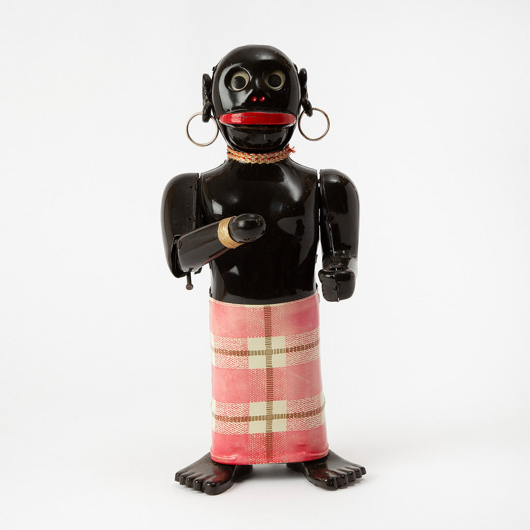 LINEMAR. "Nutty Nibs", plåtleksak, Japan, 1950-tal.