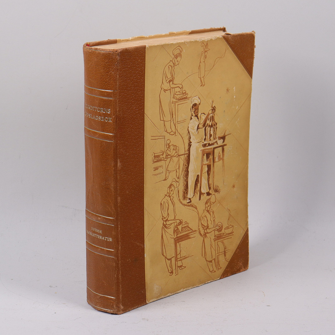 BOK, Konditorns uppslagsbok, Migg Spörndly, Svensk facklitteratur, Malmö, 1948.