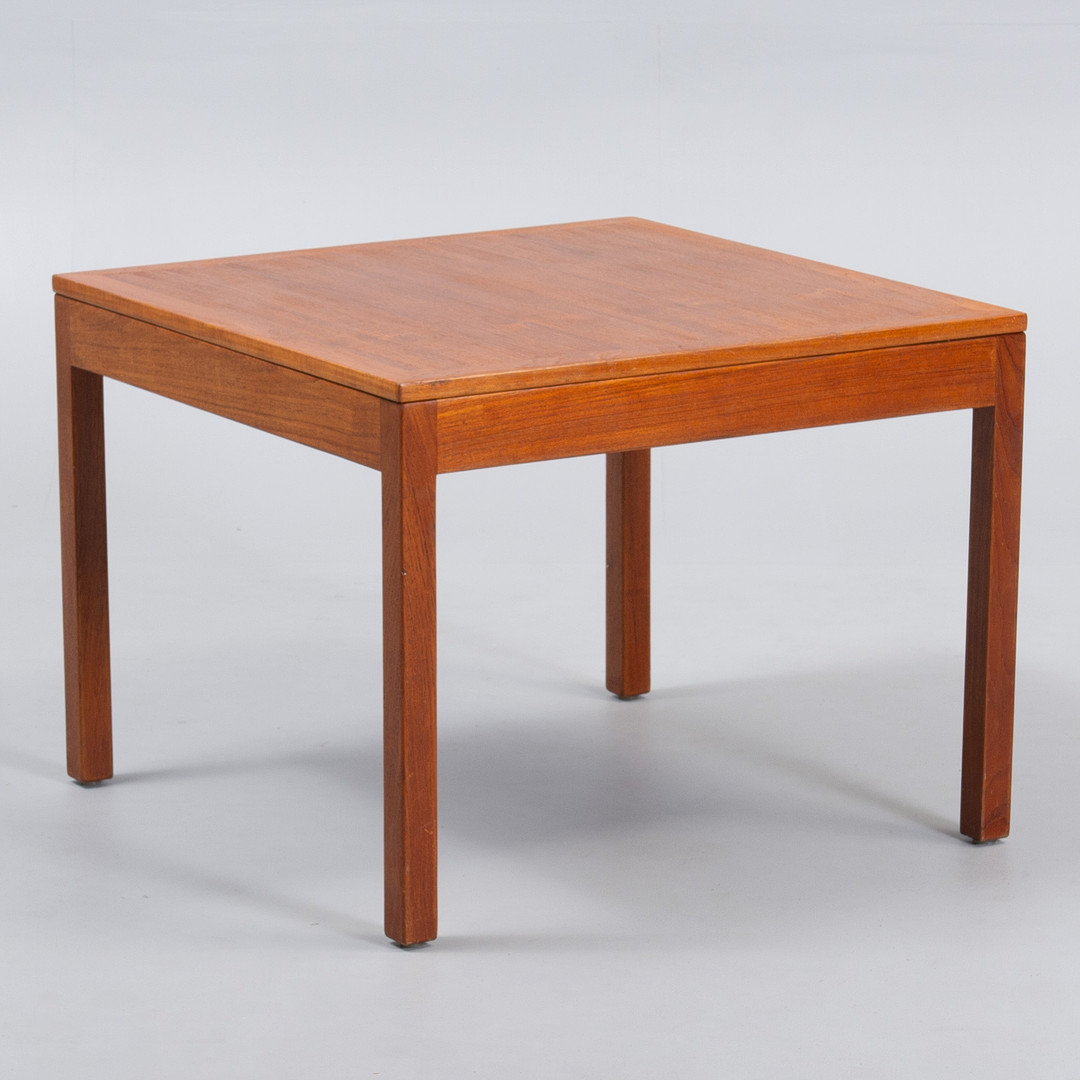 BØRGE MOGENSEN. Firkantet sofabord i teak. Fremstillet hos Fredericia Møbelfabrik. Danmark, 1960-70'erne.