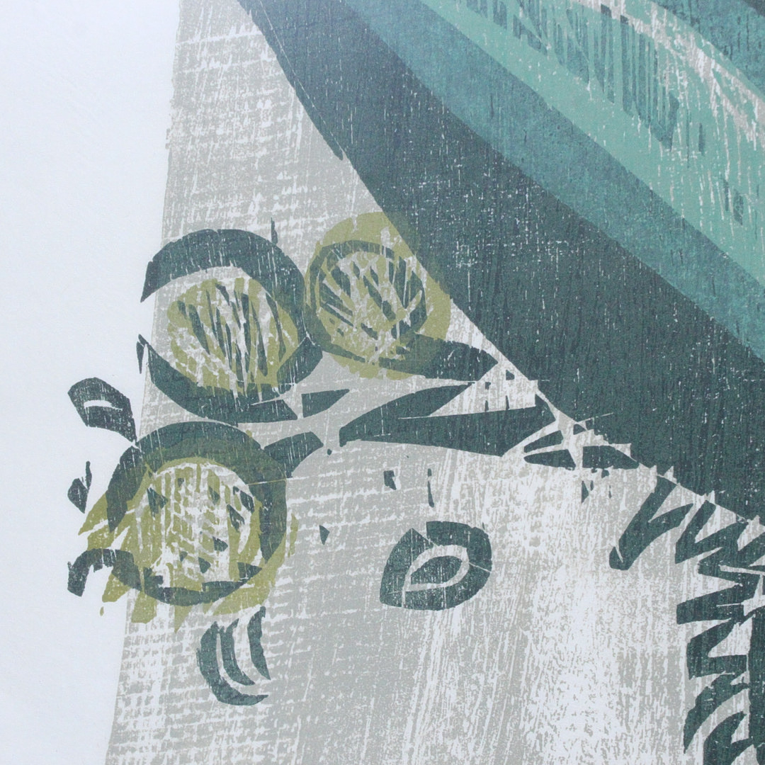 ANDREAS FELGER (1935). Farbholzschnitt 'Knospender Baum', signiert, EA, (1979).