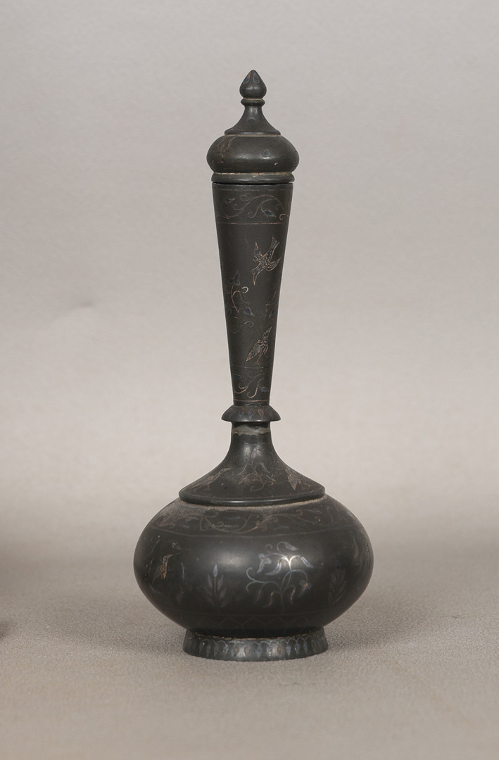 A 19TH CENTURY BRASS DOOR PORTER AND WORKS OF ART (QTY).