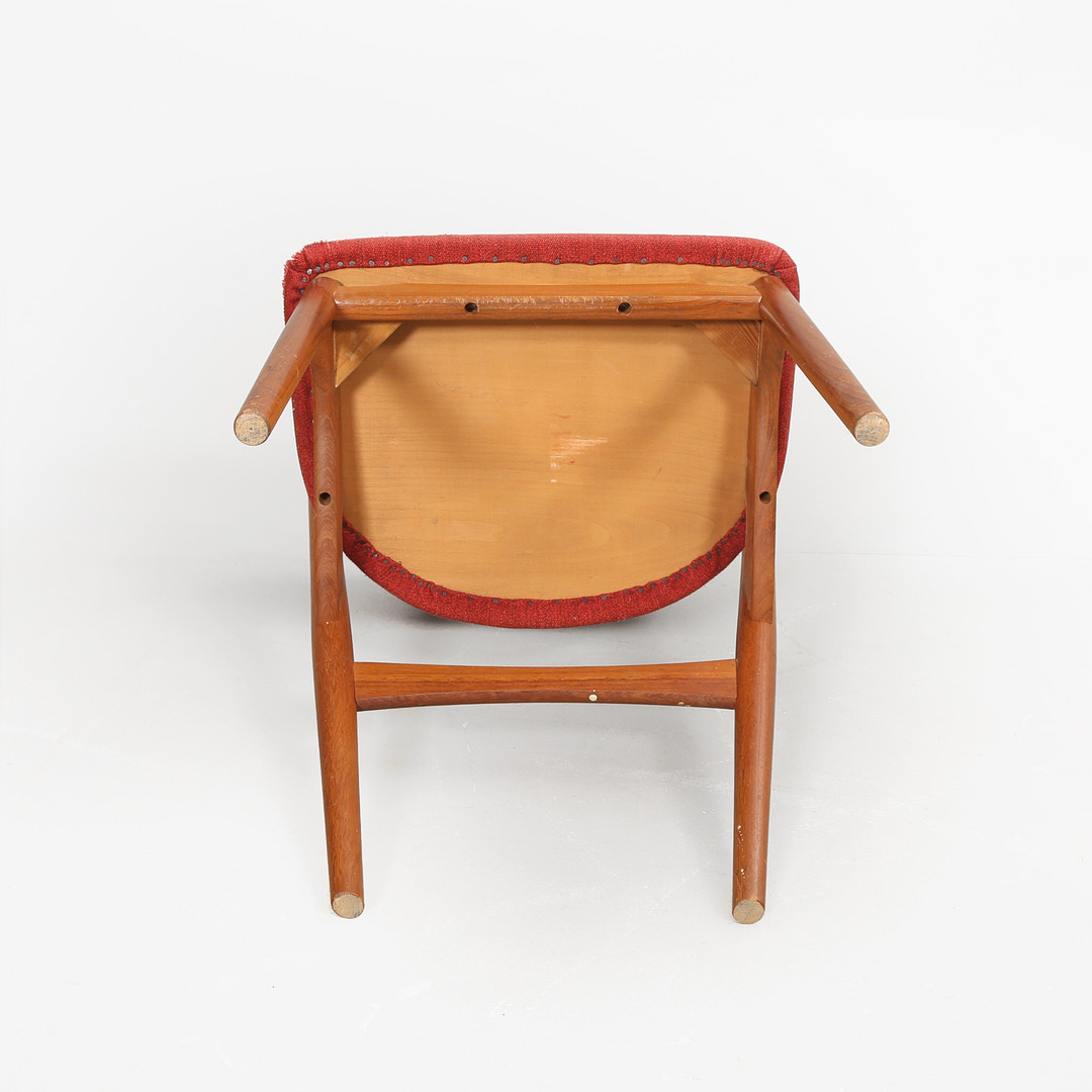 HELGE SIBAST. Stol af teak, model 7, 1950'erne.