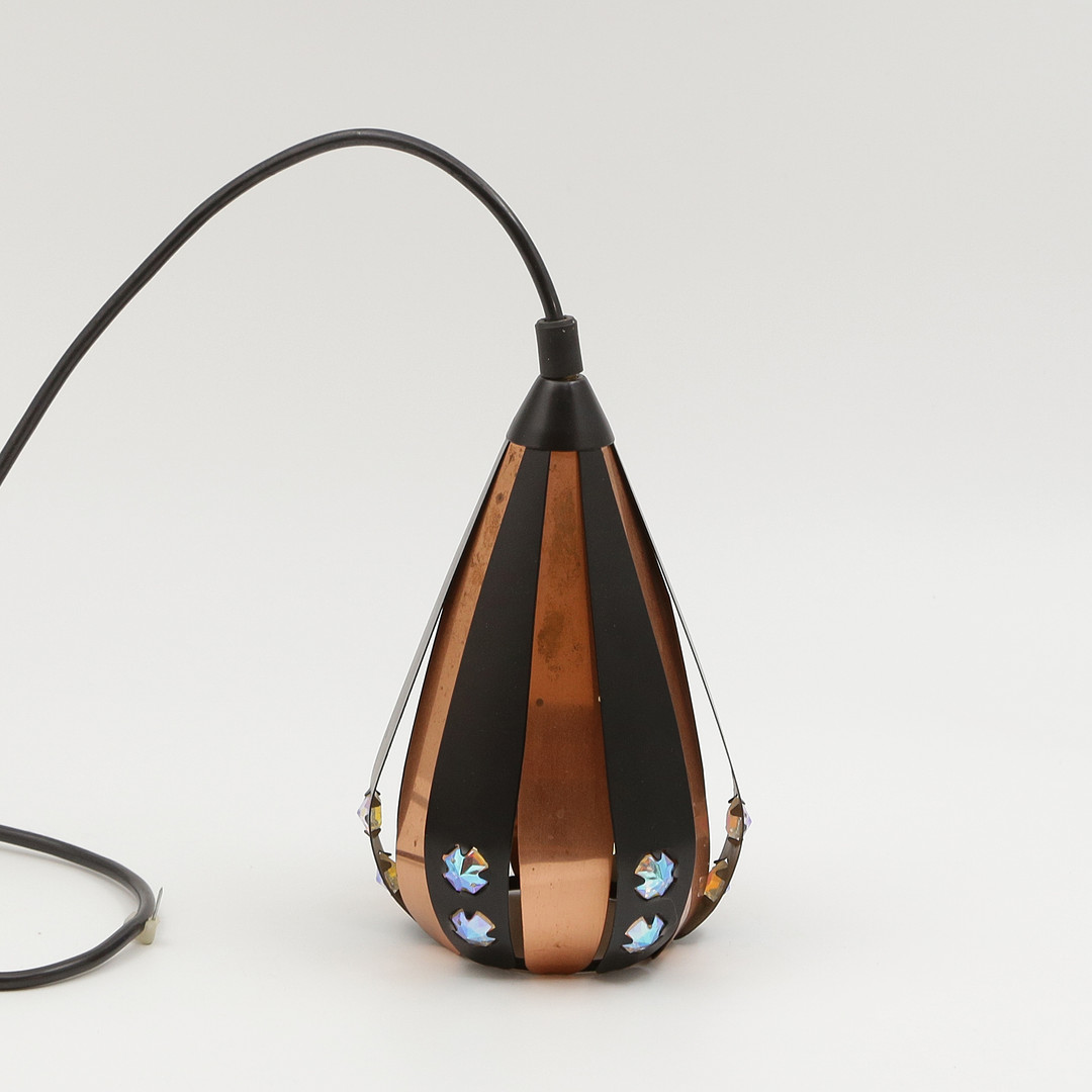 FÖNSTERLAMPOR, 3 DELAR, WERNER SCHOU FÖR CORONELL ELECTRO, DANMARK, 1900-TALETS ANDRA HÄLFT.