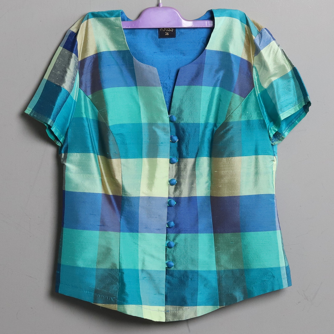KJOL OCH BLUS, siden, "Kriss" storlek 36, 80-talet.