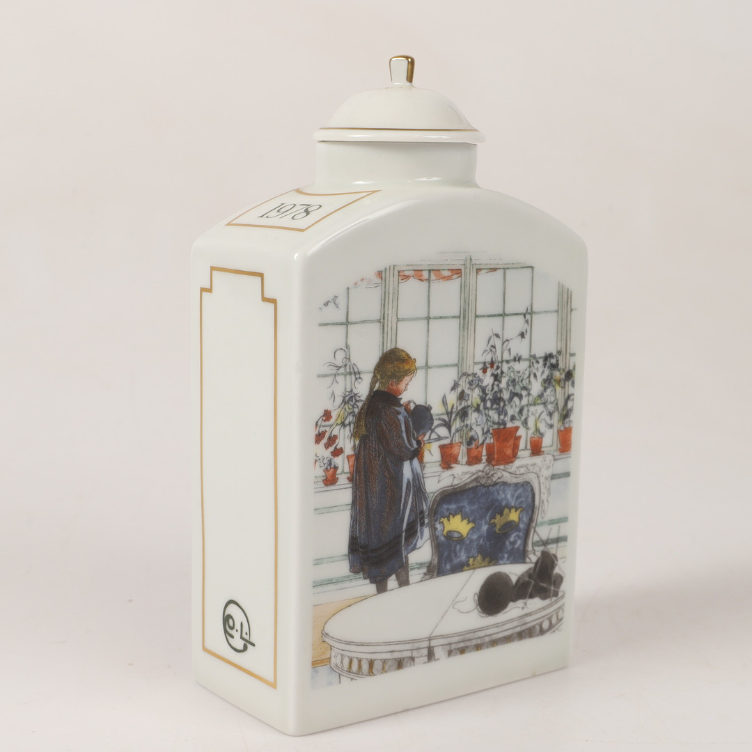 TEDOSA, porslin, "Carl Larsson 125 år", Bing & Gröndahl, Danmark.