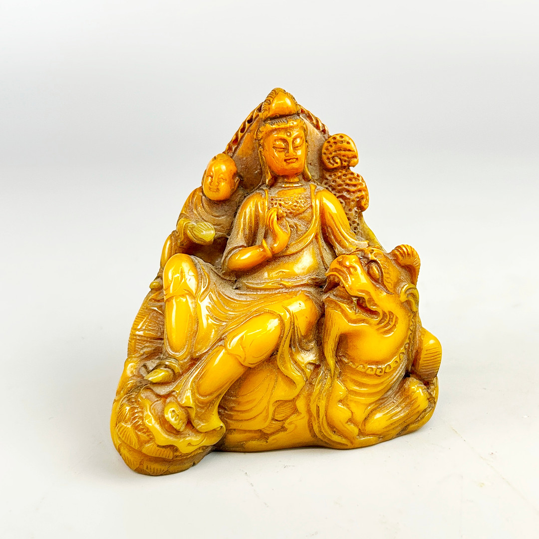 CHINESE FAUX STONE SEAL.