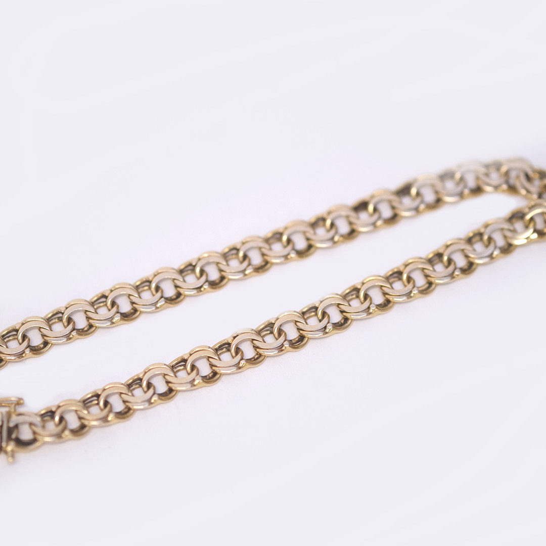 ARMBAND, MODELL "BISMARCK", 18K GULD.