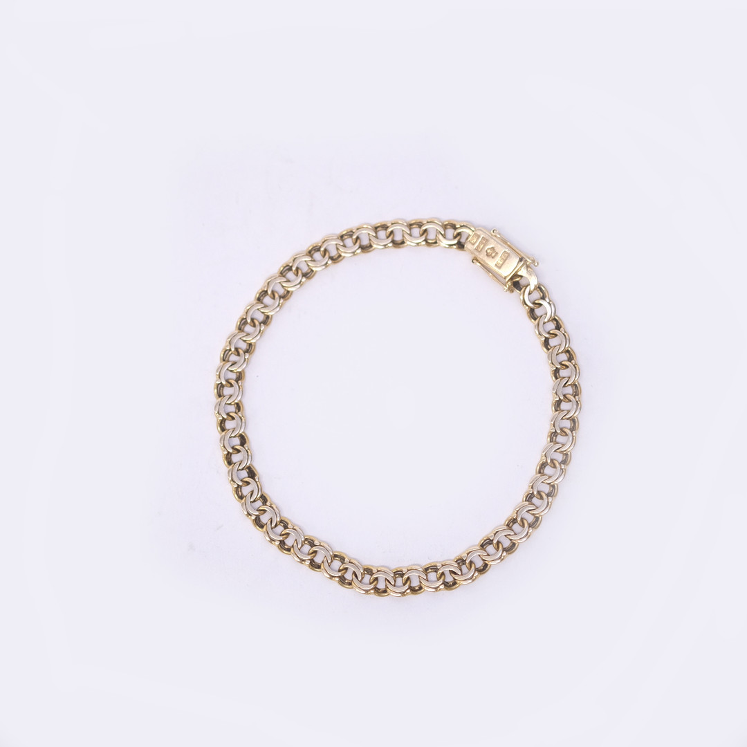 ARMBAND, MODELL "BISMARCK", 18K GULD.