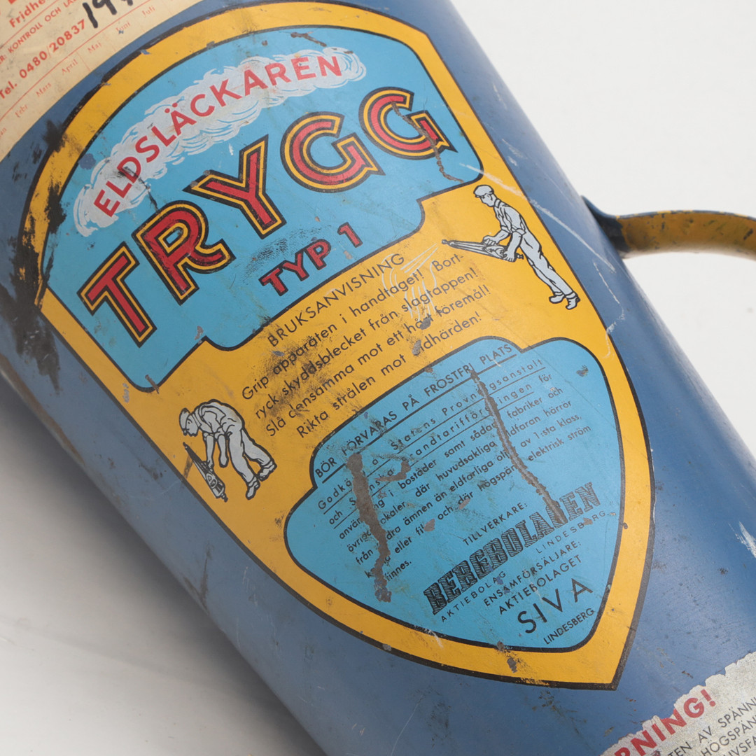 ELDSLÄCKARE "Trygg" metall.