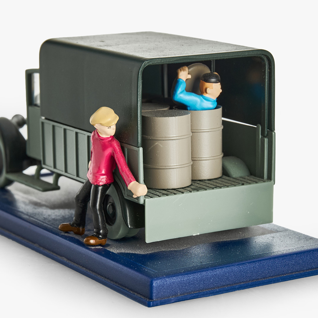 TINTIN. Samlarfigurer, 7 st, Hergé / Moulinsart, tidigt 2000-tal.