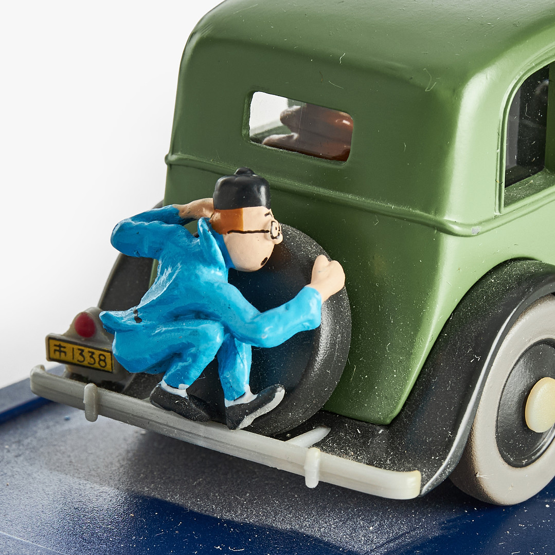 TINTIN. Samlarfigurer, 7 st, Hergé / Moulinsart, tidigt 2000-tal.