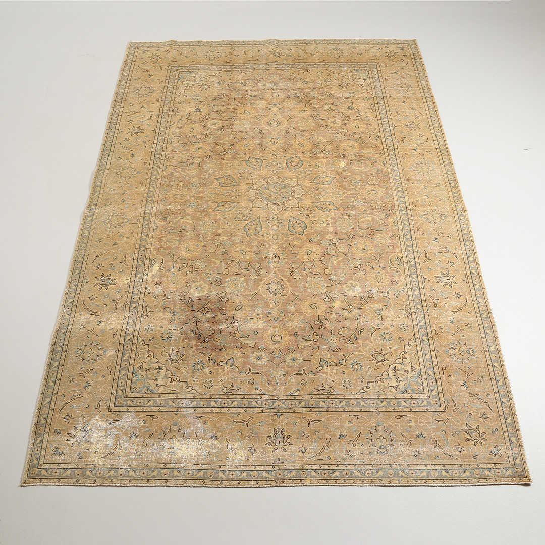 Persisk vintagetæppe, uld på bomuld, 300 x 204 cm.