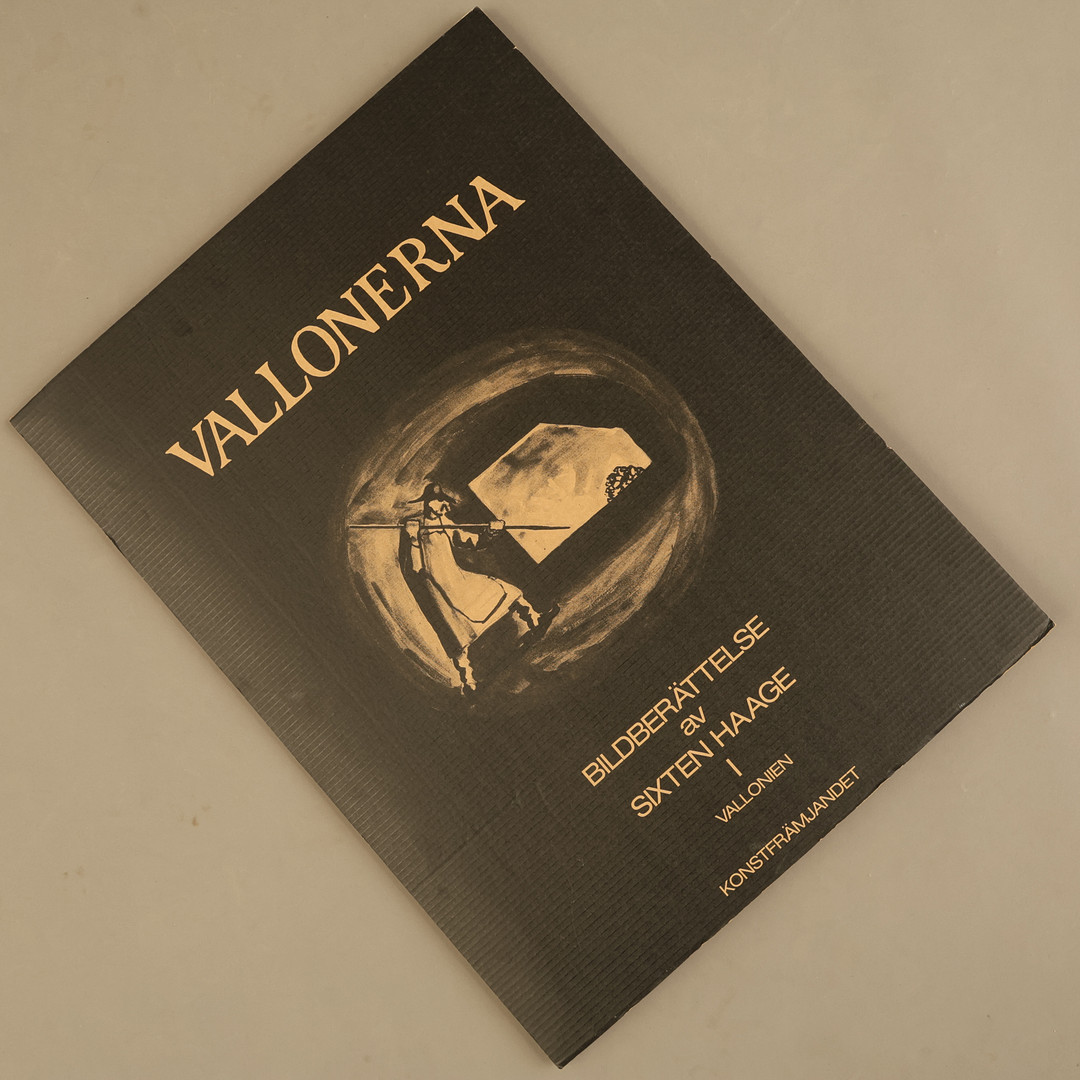 SIXTEN HAAGE. Mapp, Bildberättelser av Sixten Haage, I "Vallonien".