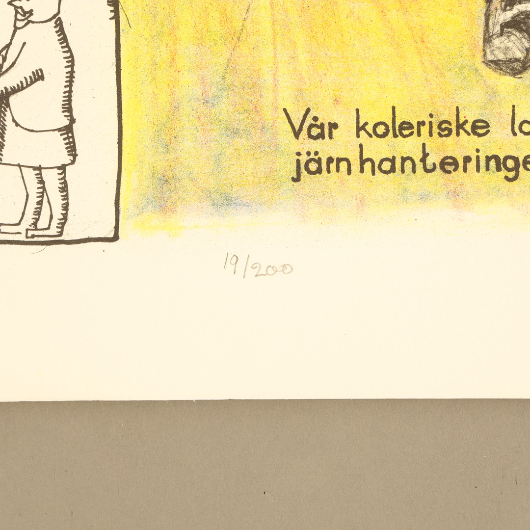 SIXTEN HAAGE. Mapp, Bildberättelser av Sixten Haage, II "Avfärden".