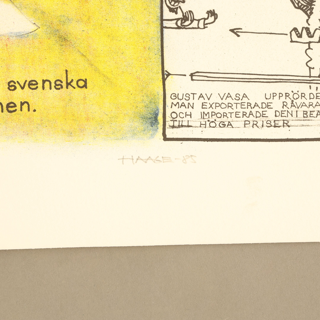 SIXTEN HAAGE. Mapp, Bildberättelser av Sixten Haage, II "Avfärden".