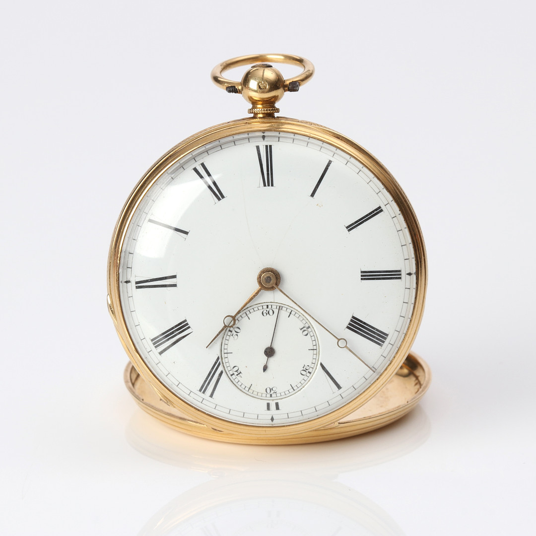 ALEXANDER MOWAT, FICKUR. Boett i 18k guld, Bath, England, totalvikt ca 84,4 gram.