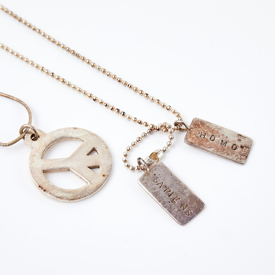 EFVA ATTLING, halsband, 2 st, ringar, 3 st, sterlingsilver.
