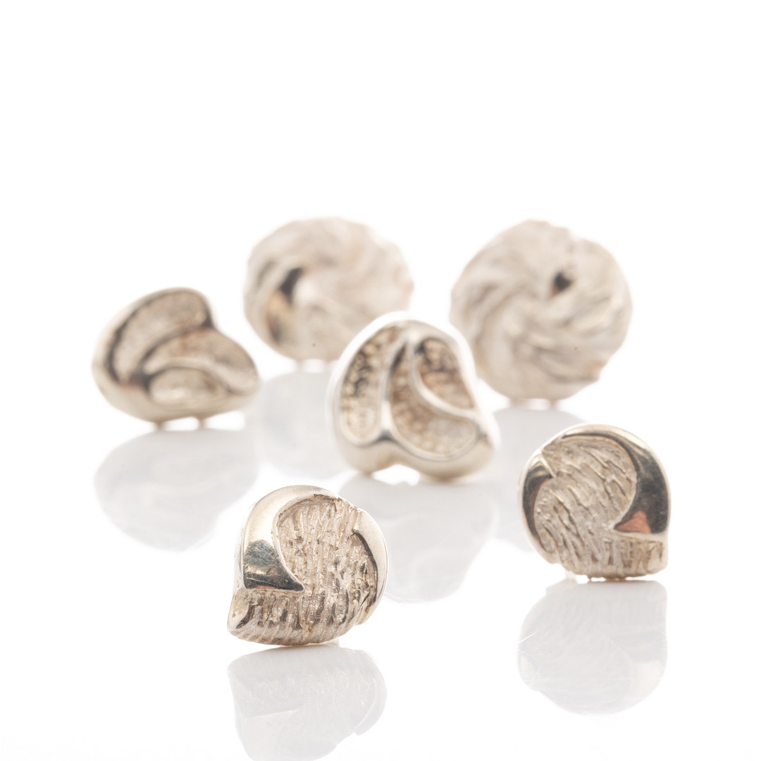 ÖRHÄNGEN, 3 par, sterlingsilver.