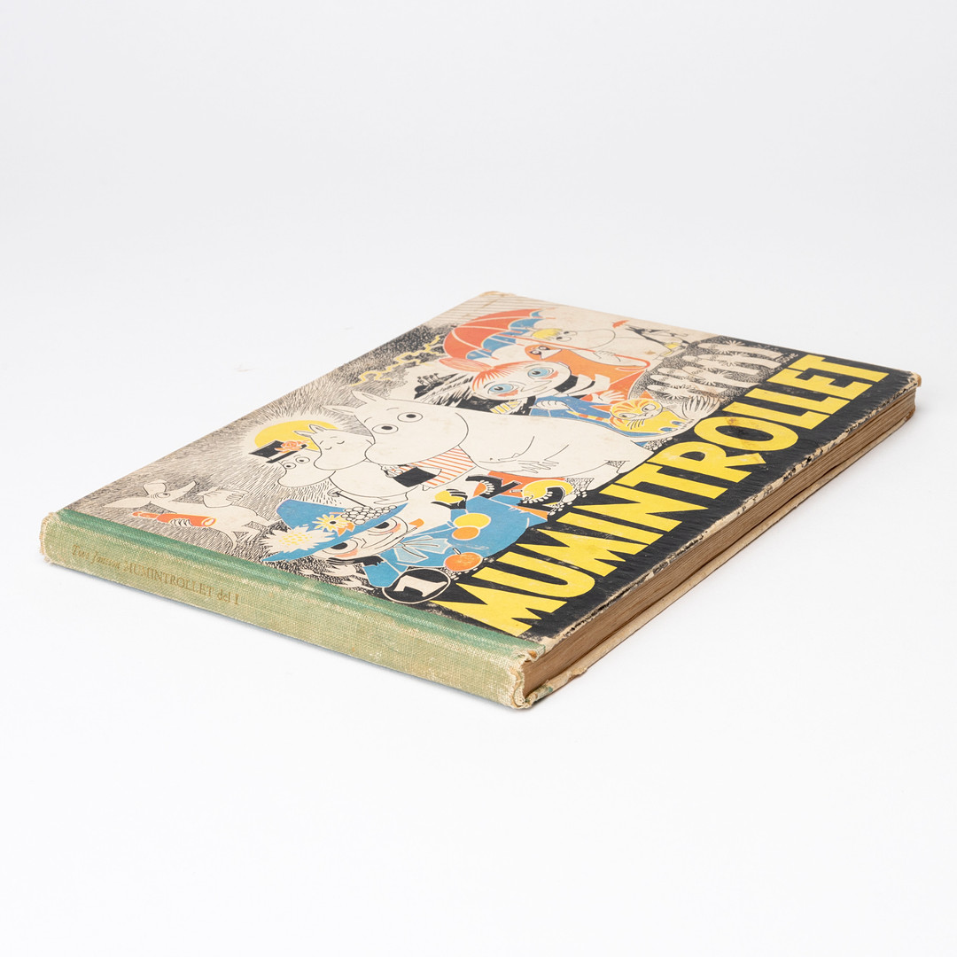 TOVE JANSSON. Mumintrollet nr 1 ,tecknad serie. Förstaupplagan. Gebers förlag, malmö 1957.