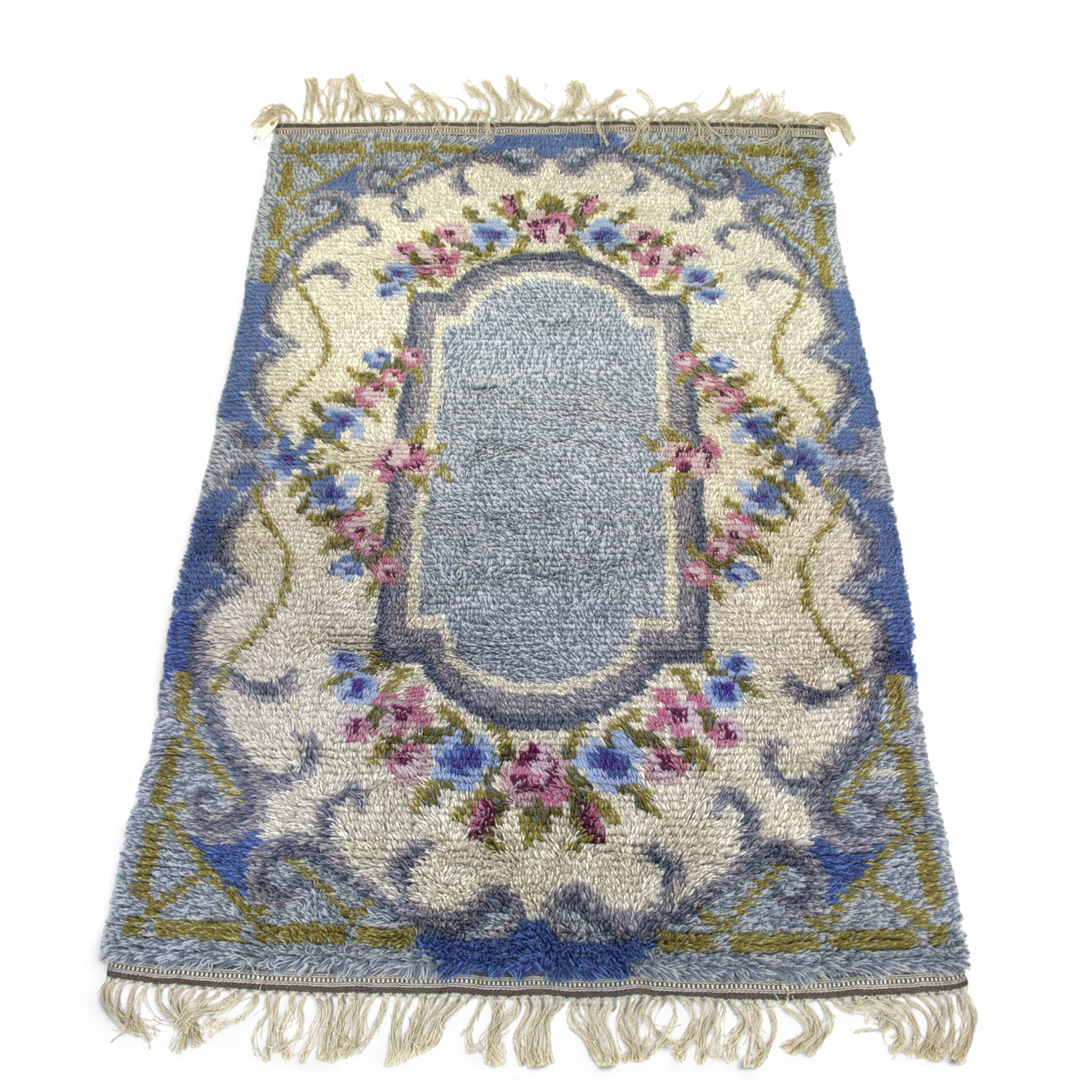 RYAMATTA, "Frösö blomster", ca 206 x 139 cm, 1900-talets mitt.