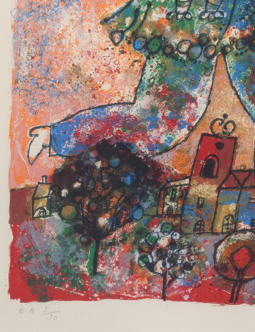 THEO TOBIASSE. Färglitografi, Figurscen signerad, numrerad E.A 3/30, 1927-2012.