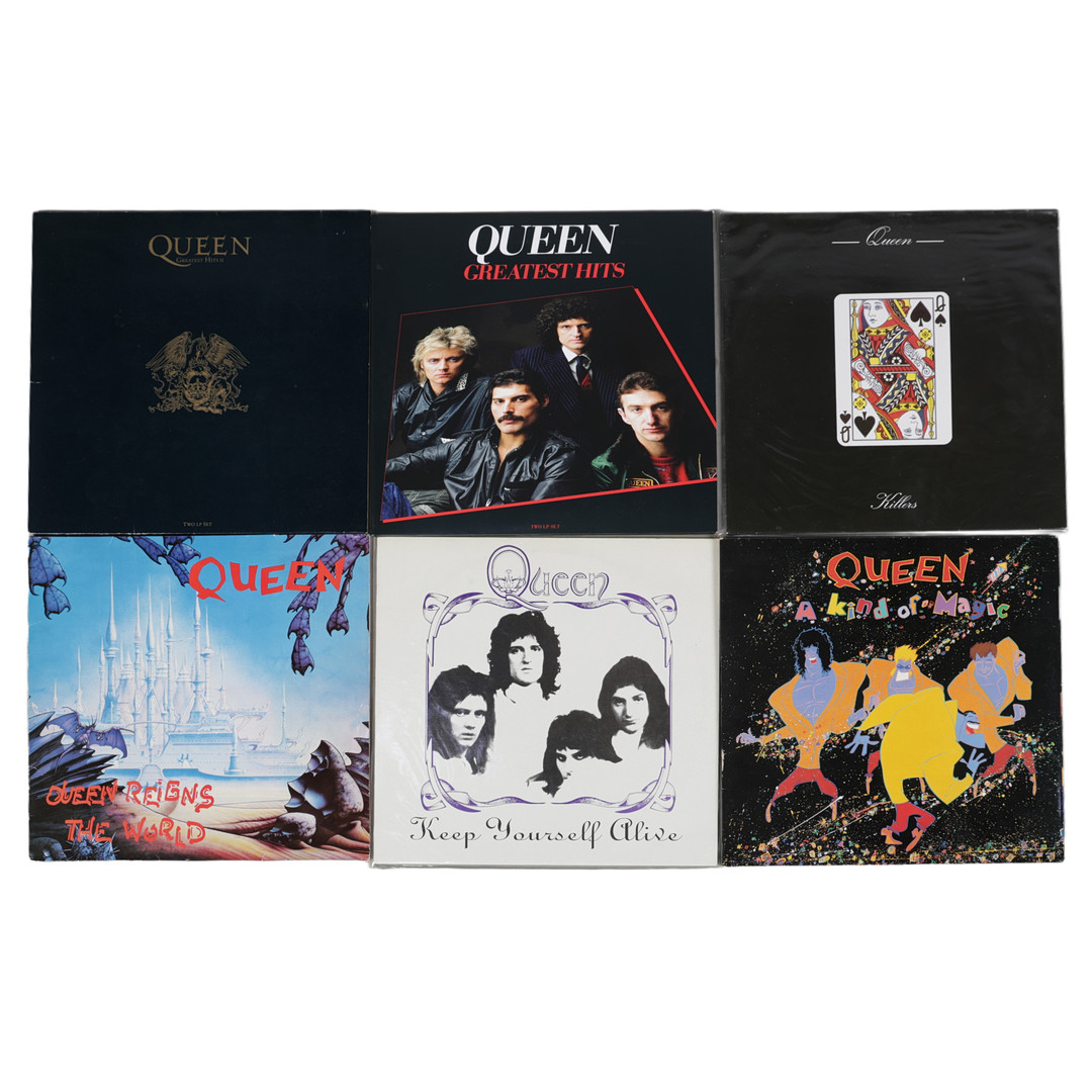 QUEEN LP'S (6).