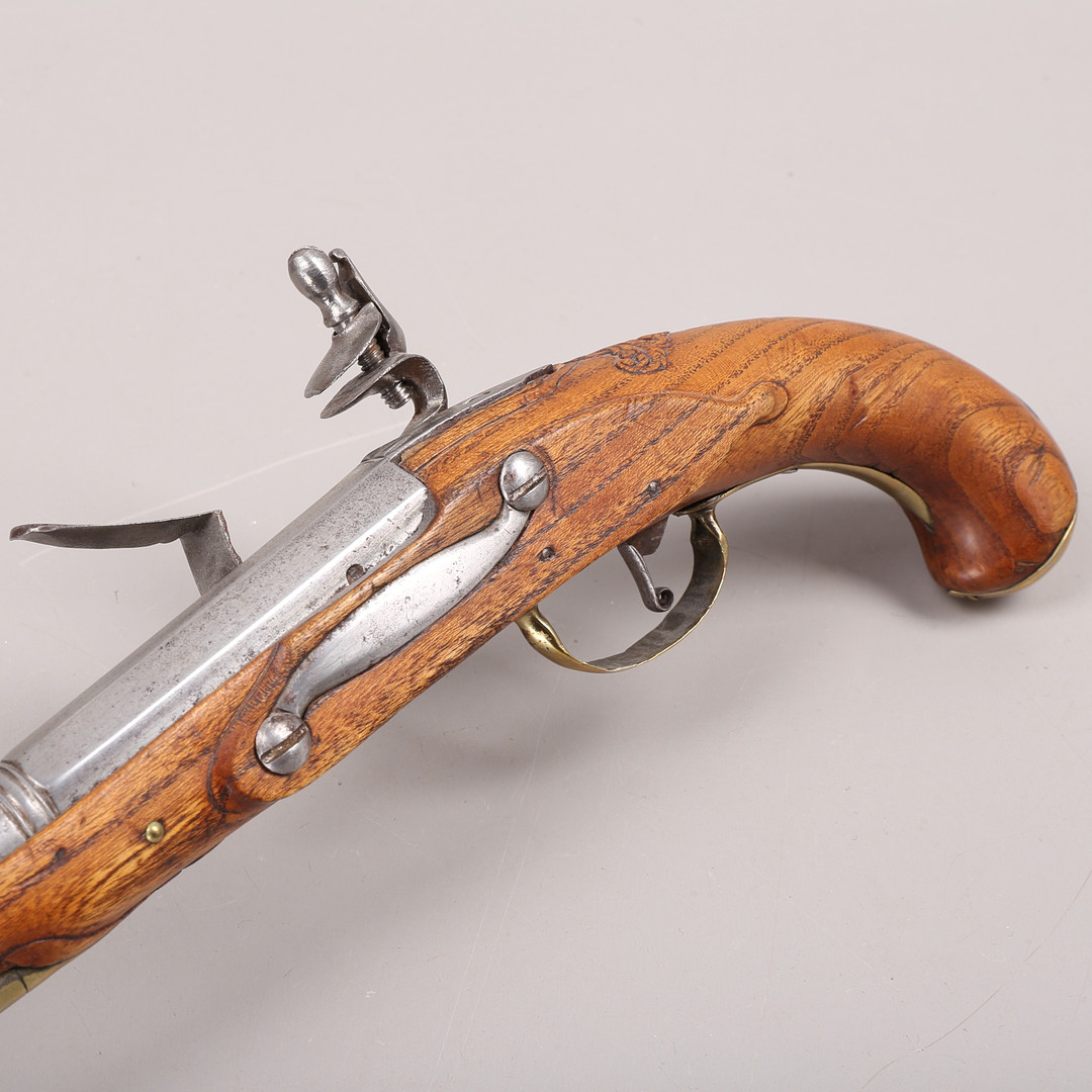 FLINTLÅSPISTOL, 1700-tal.