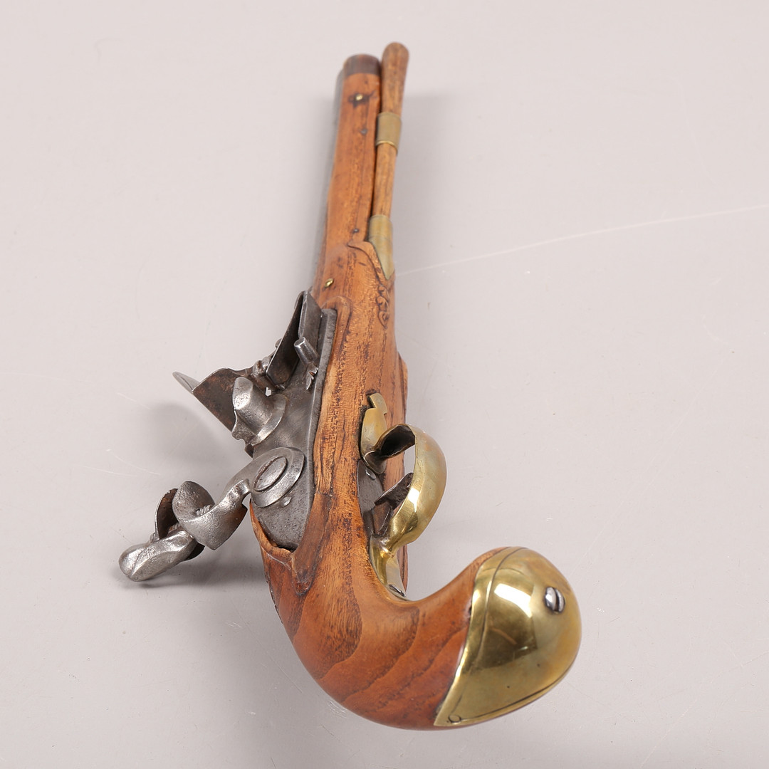 FLINTLÅSPISTOL, 1700-tal.