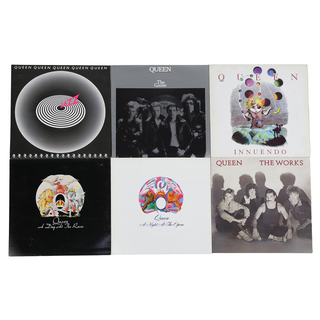 QUEEN LP'S (6).