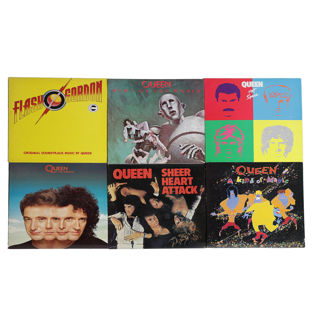 QUEEN LP'S (6).