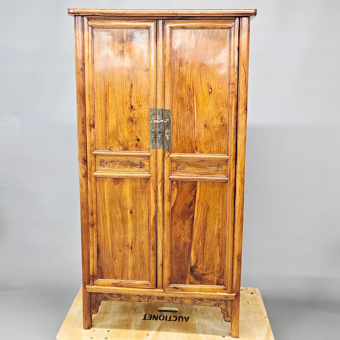CHINESE HARDWOOD CABINET.
