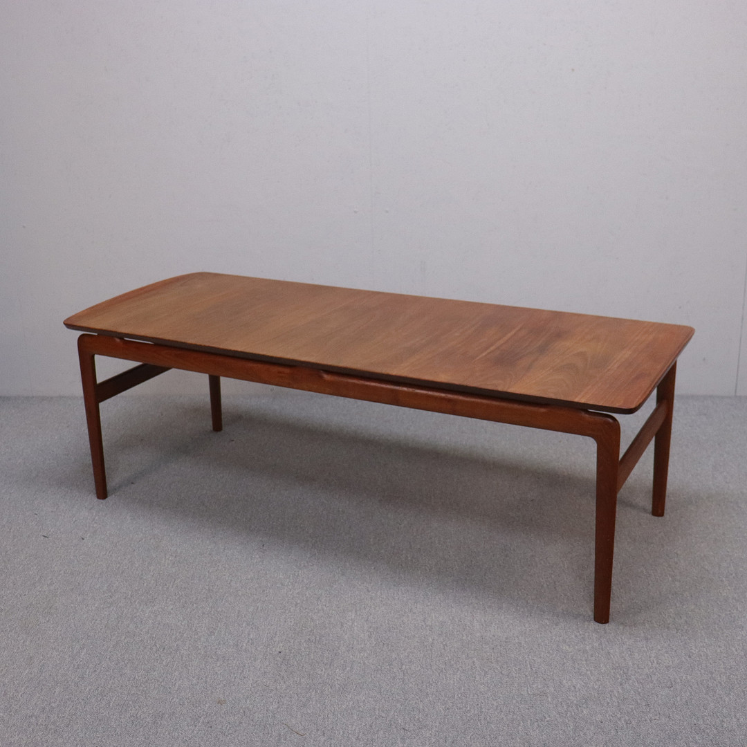 PETER HVIDT & ORLA MØLGAARD. soffbord, teak, France & Søn, Danmark, model 640, 1950/60-tal.