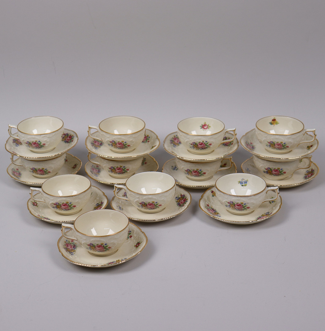 MOCKASERVIS, "Sanssouci", Rosenthal, 24 delar.