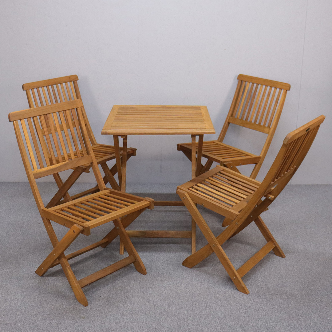TRÄDGÅRDSGRUPP, "Ashby Garden", teak, 5 delar.