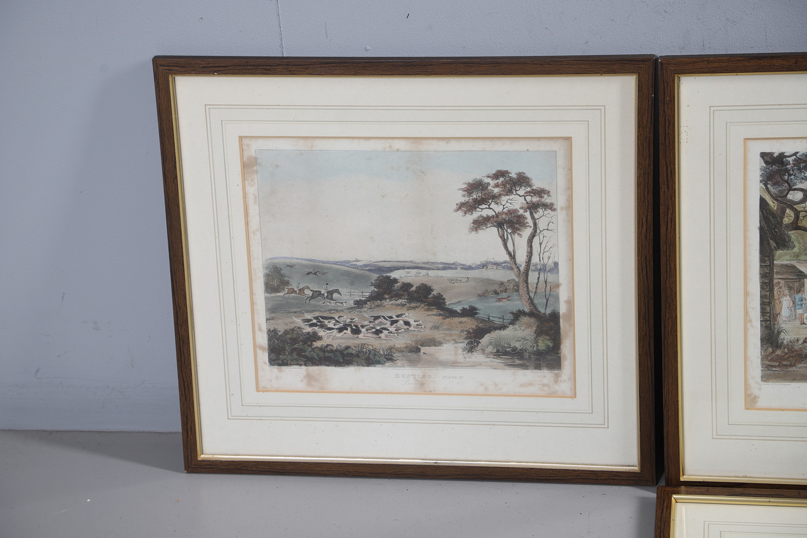 FRAMED SPORTING PRINTS - AFTER T SUTHERLAND.
