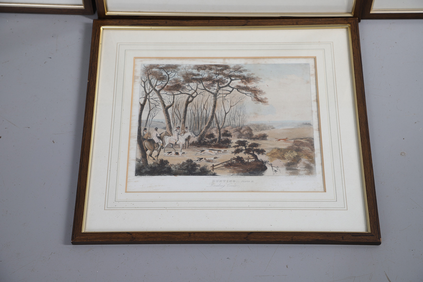 FRAMED SPORTING PRINTS - AFTER T SUTHERLAND.