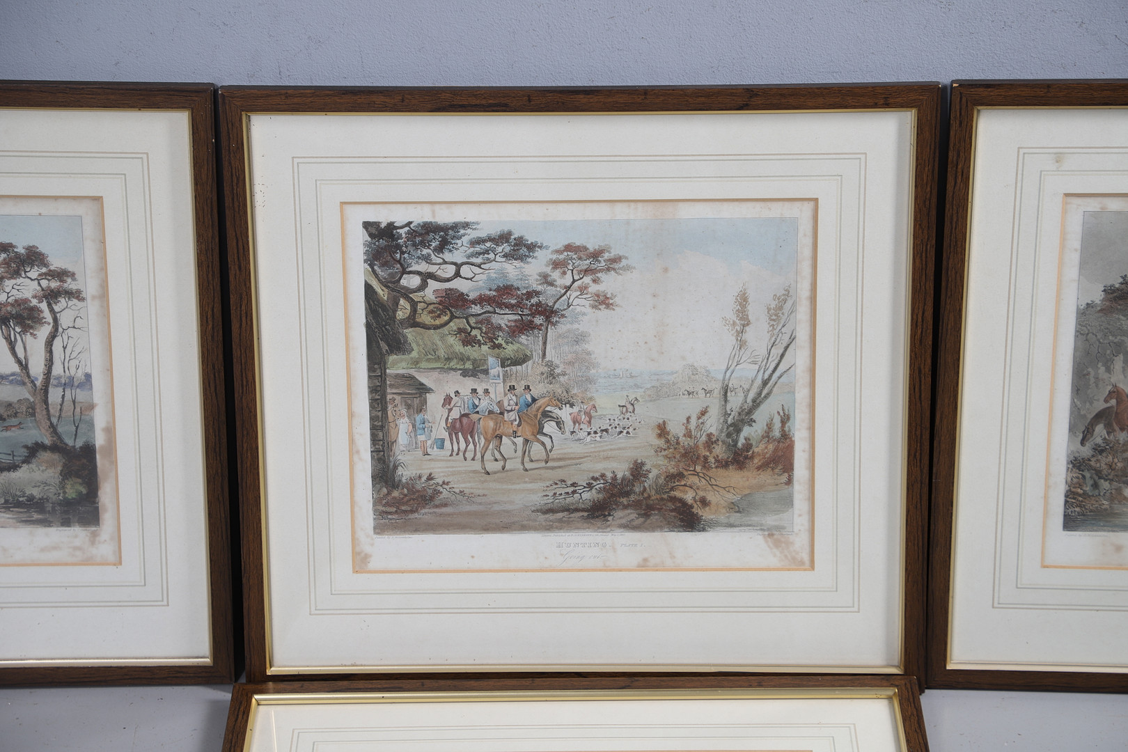 FRAMED SPORTING PRINTS - AFTER T SUTHERLAND.