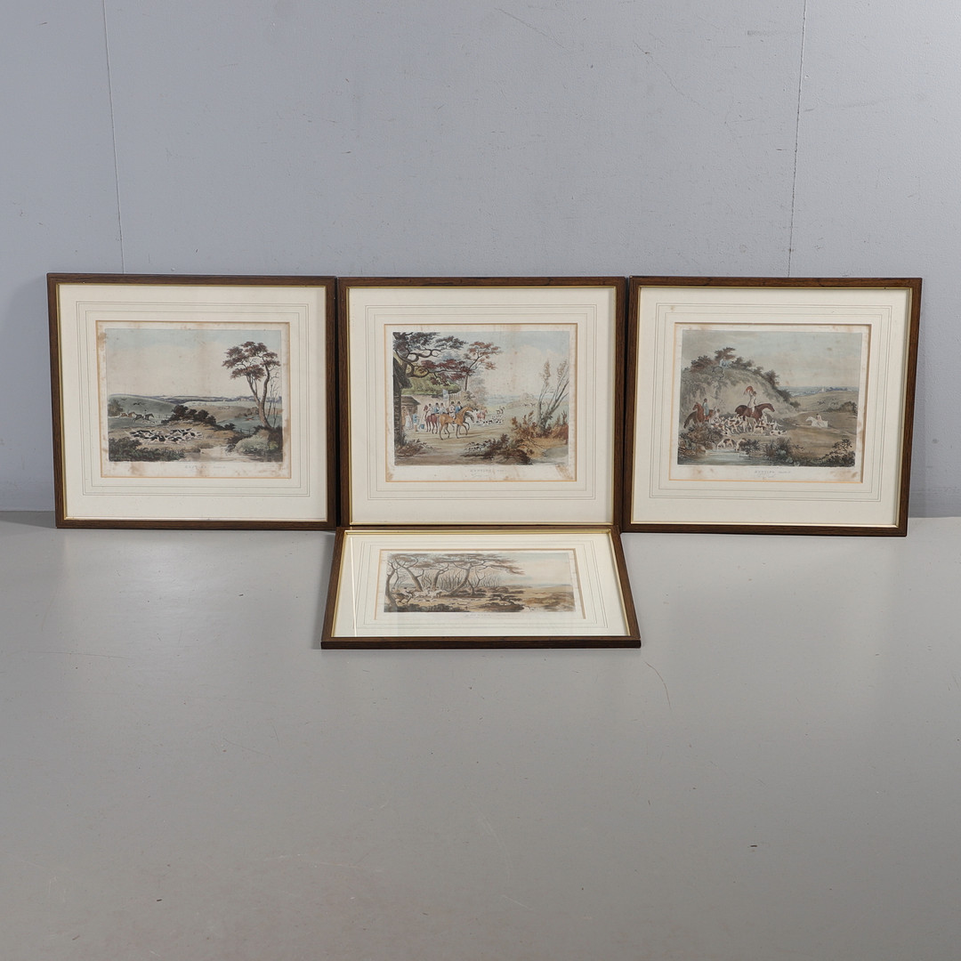 FRAMED SPORTING PRINTS - AFTER T SUTHERLAND.
