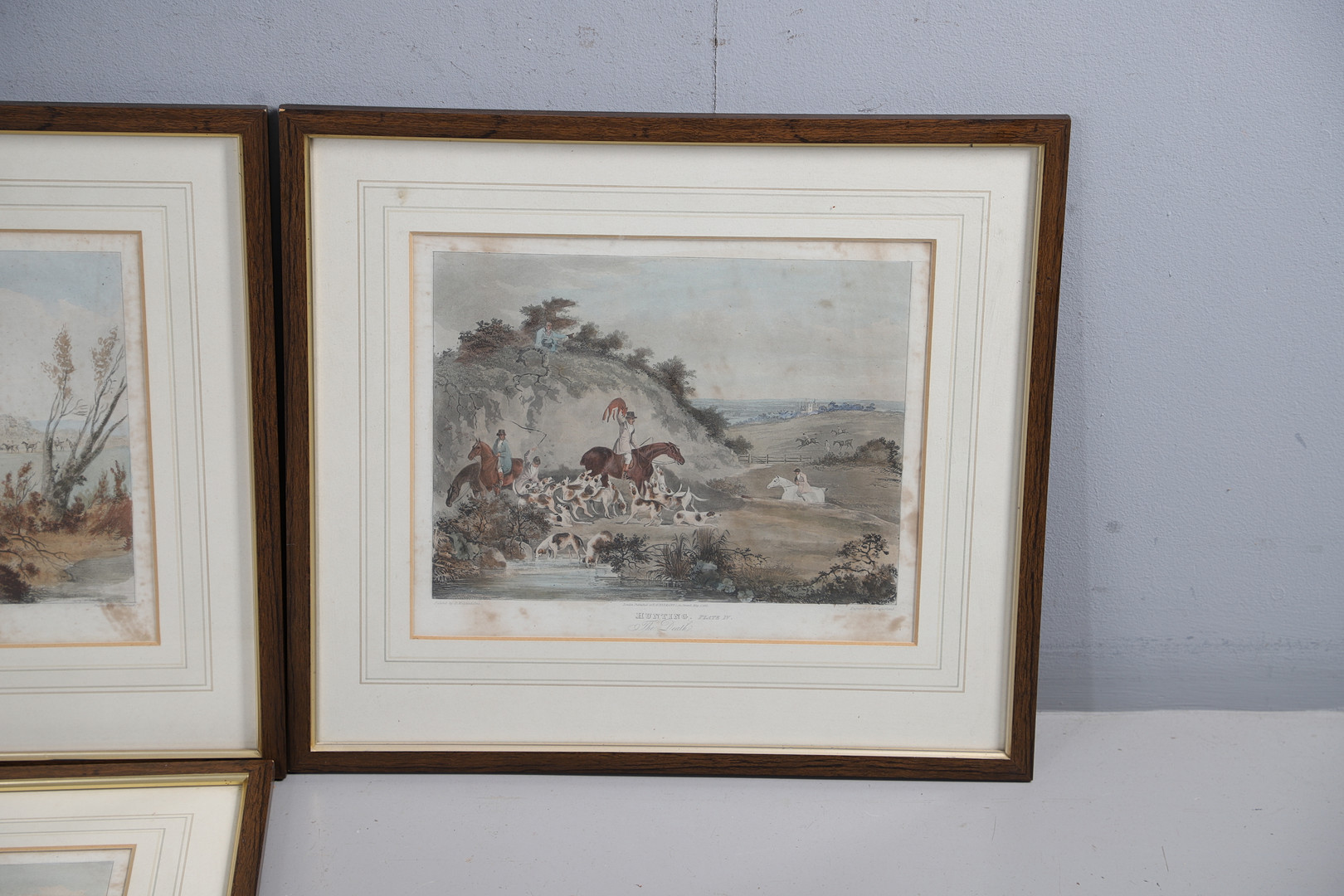 FRAMED SPORTING PRINTS - AFTER T SUTHERLAND.