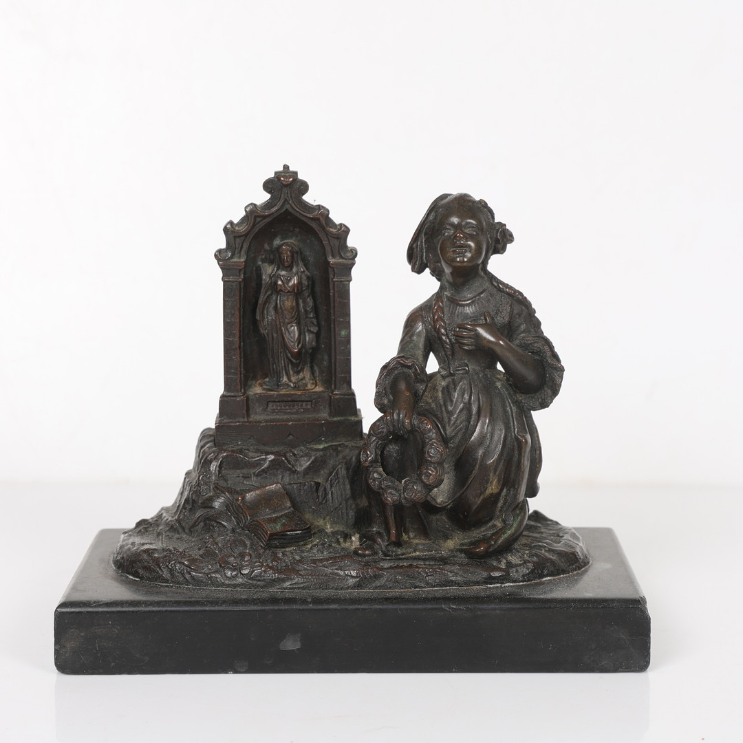 A 19TH CENTURY FRENCH BRONZE.