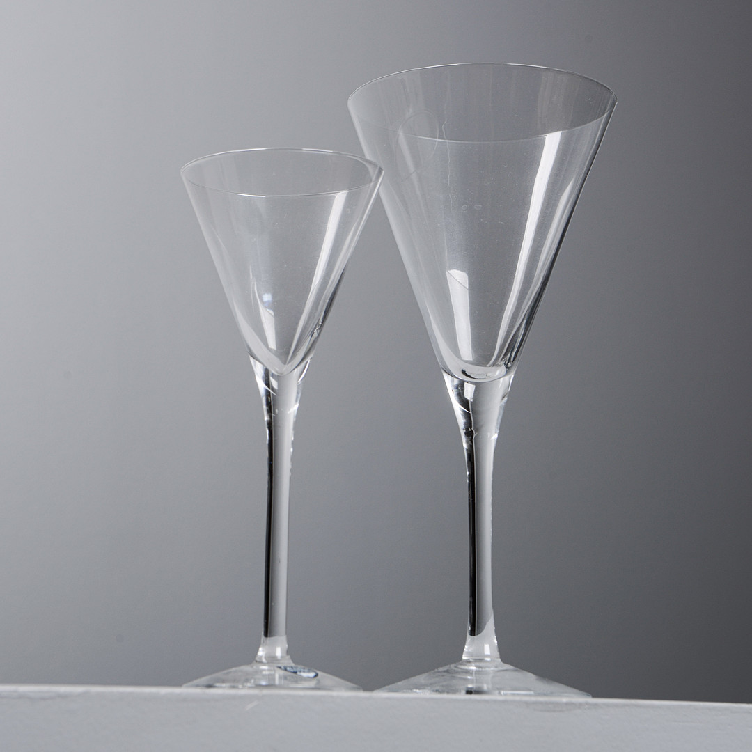 OLLE ALBERIUS. "Victoria", likörglas & vinglas, 6+5, Orrefors.
