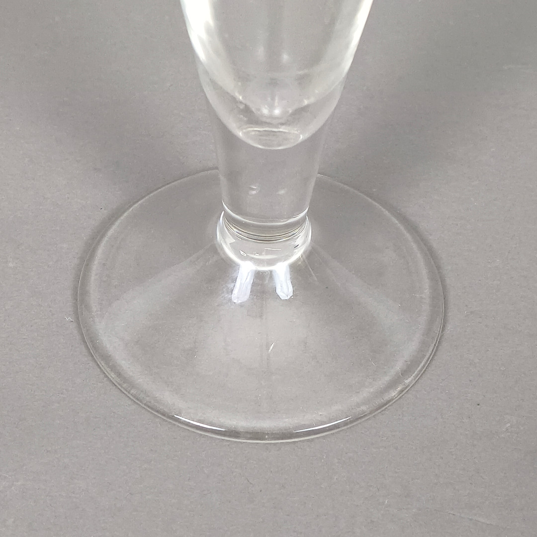 Bierglas / Pilstulpe "SIEGTAL PILSNER" - 20. Jh., Klarglas mit Emaillemalerei.