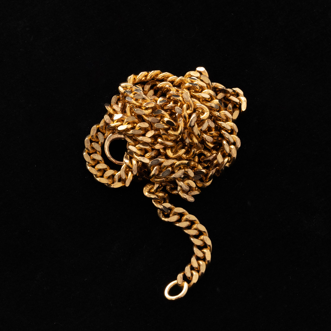 COLLIER, Pansarlänk, Förgyllt sterlingsilver.