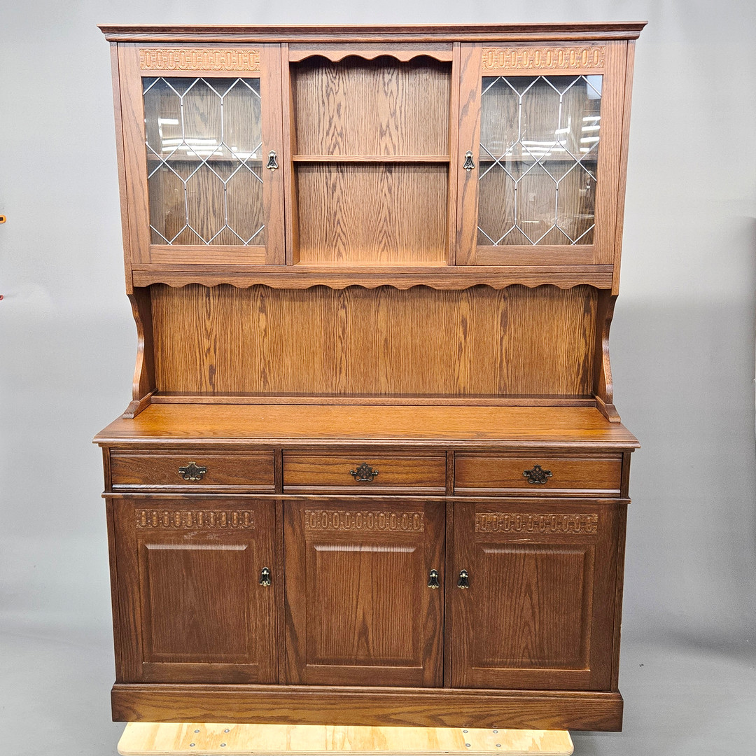 OAK DRESSER.