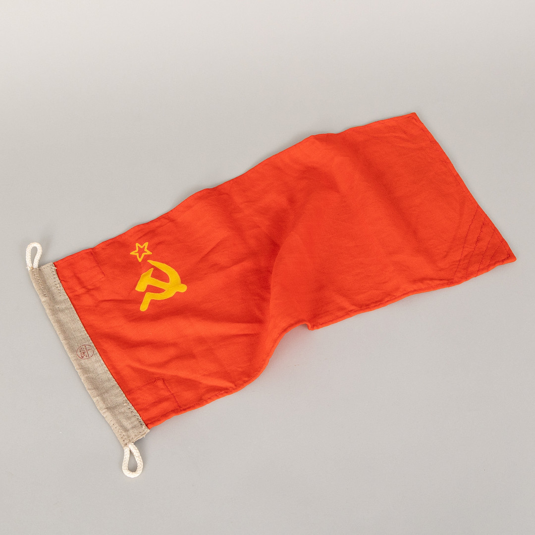 FLAGGA, textil, USSR Marin, 1987, Sovjetunionen.